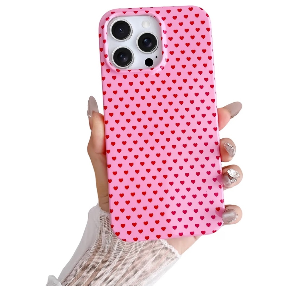 NWOT Ditsy Hearts iPhone Case